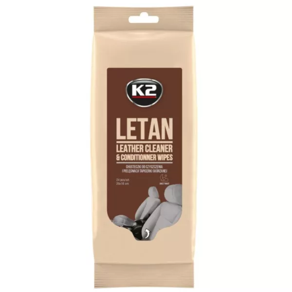 K2 Letan Leather Wipes Πανιά Καθαρισμού & Ενυδάτωσης Δερμάτων
